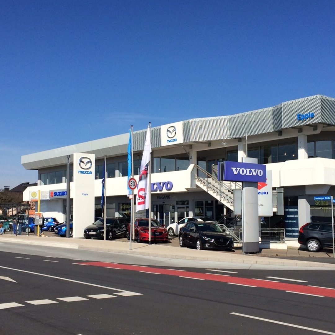 Außenansicht des Autozentrum Epple in Rutesheim